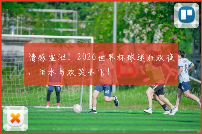 情感宣泄！2026世界杯球迷狂欢夜，泪水与欢笑齐飞！